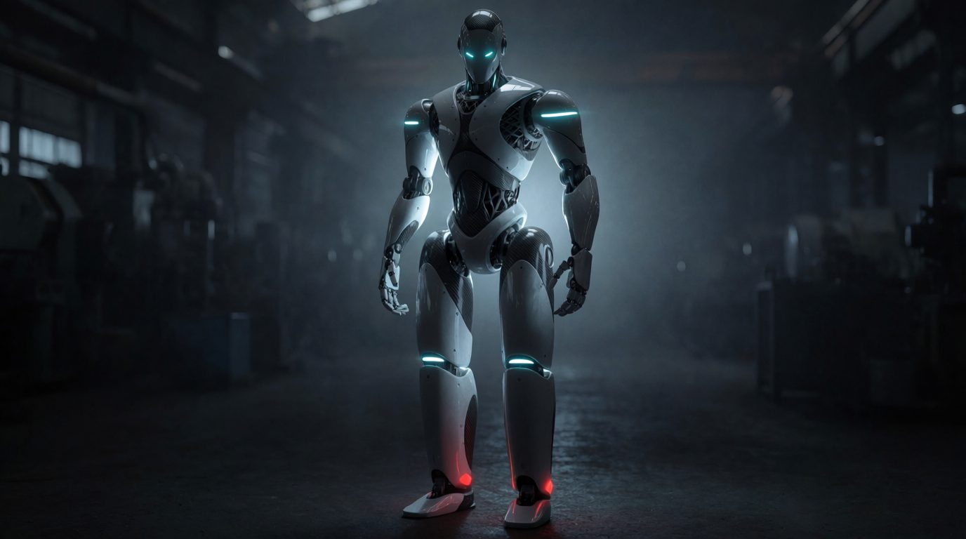 Robeon H1 humanoid — concept render